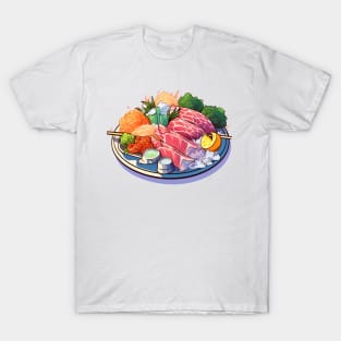 Feeling fancy with this beautiful Sashimi platter T-Shirt